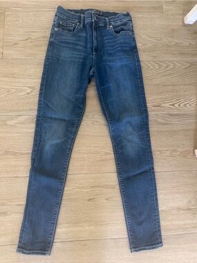 Classic Lucky Dark Wash Skinny Jeans - Blue